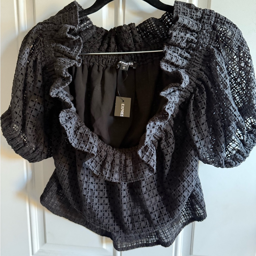 Express women's off the shoulder top